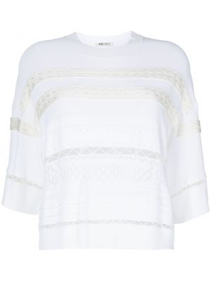Βαμβακερή μπλούζα με κέντημα Ports 1961 λευκό