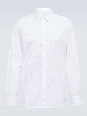 Памучна риза Dries Van Noten бяло