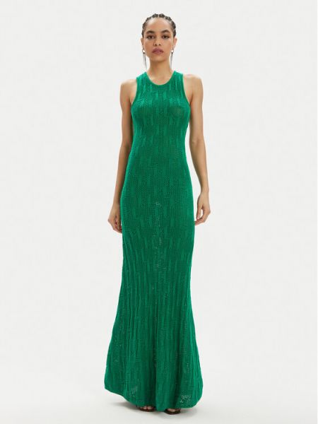 Slim fit šaty Karl Lagerfeld zelené