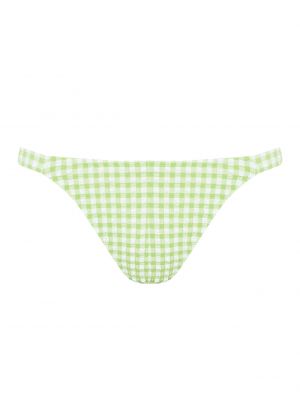 Bikini s karirastim vzorcem Defacto zelena