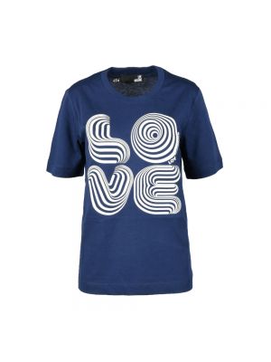 T-shirt Love Moschino blau