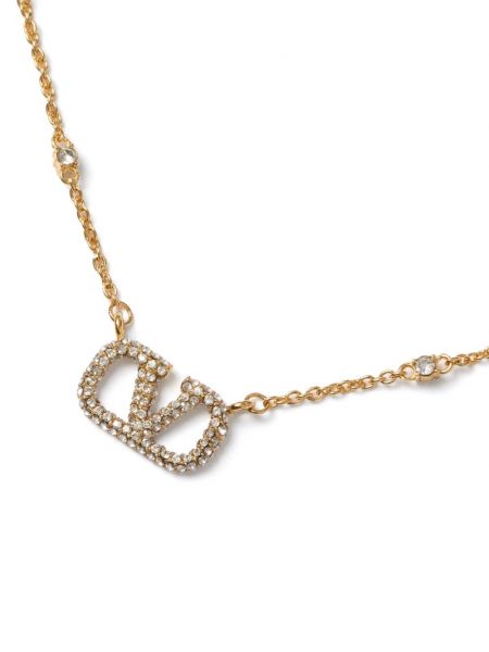 Łańcuch z perełkami Valentino Garavani złoty