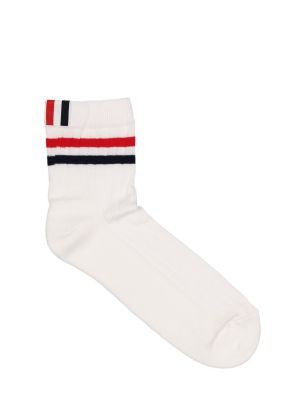 Bavlněné ponožky Thom Browne černé