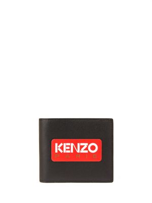 Кожаный кошелек Kenzo черный