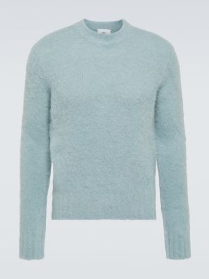 Пуловер Ami Paris синьо