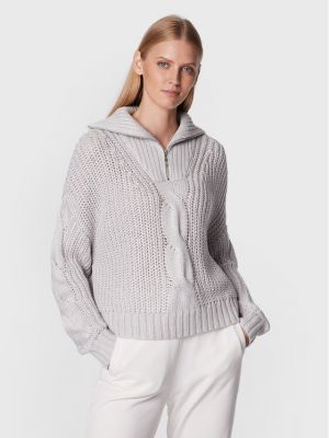 Relaxed пуловер Marc Aurel сиво
