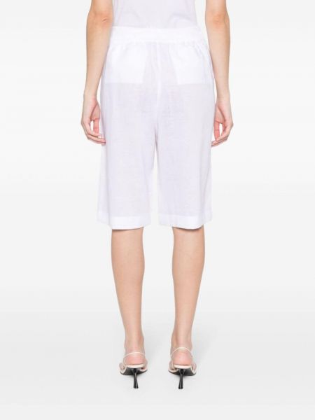 Pantaloni di lino Fabiana Filippi bianco