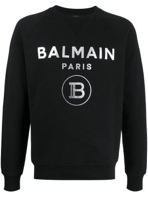 Sweatshirt Balmain svart