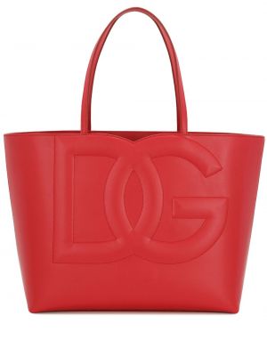 Shopper kabelka Dolce & Gabbana červená