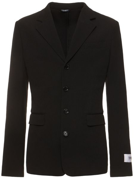 Pamučna jakna Dolce & Gabbana crna