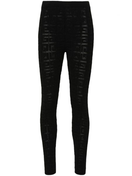 Pantaloni tricotate Givenchy negru