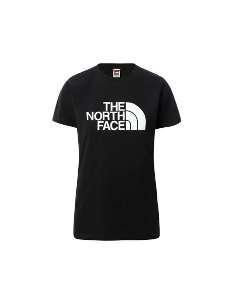 T-shirt aus baumwoll The North Face schwarz