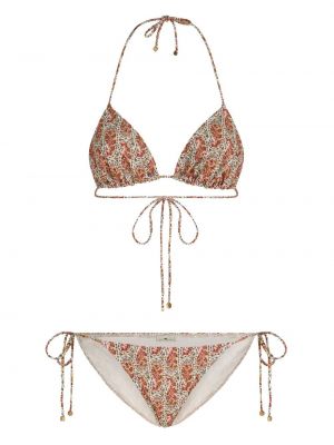 Bikini s cvetličnim vzorcem s paisley potiskom Etro