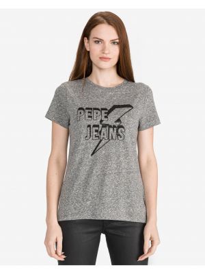 T-krekls Pepe Jeans pelēks
