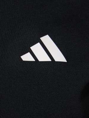 Top s patentnim zatvaračem Adidas Performance crna