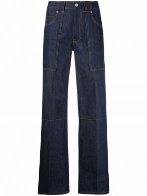 Straight jeans Victoria Beckham blå