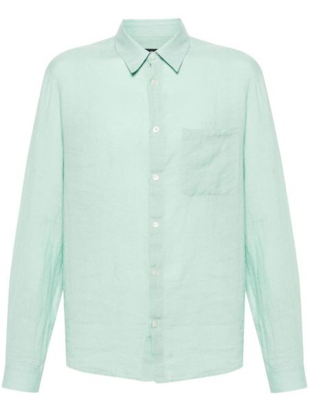 Lininė marškiniai A.p.c. žalia