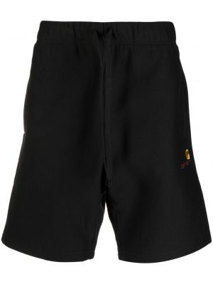 Pantaloni scurți din bumbac Carhartt Wip negru