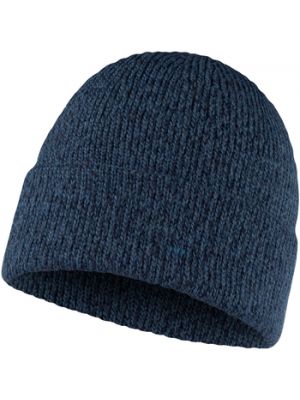 Dzianinowa czapka Buff niebieska