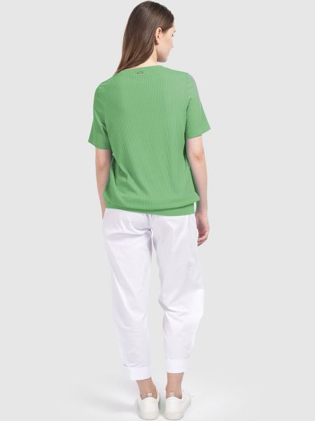 Блузка с коротким рукавом Helmidge зеленая