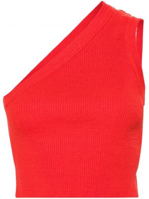 Crop top tricotate Jacquemus roșu