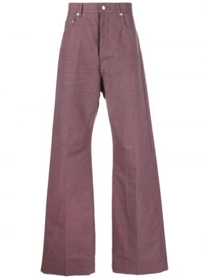 Voľné nohavice Rick Owens fialová