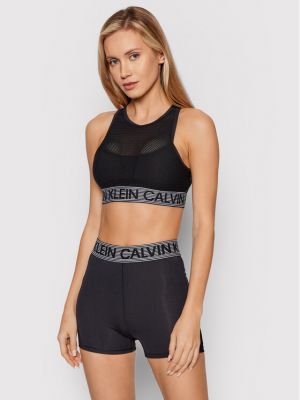 Calvin Klein Performance Sportovní podprsenka Medium Support Sports 00GWF1K108 Černá Calvin Klein Performance Sportovní podprsenka Medium Support Sports 00GWF1K108 Černá