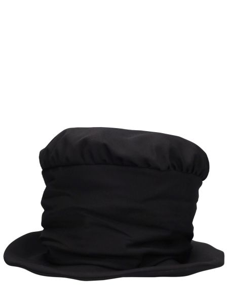 Chapeau en laine Yohji Yamamoto noir