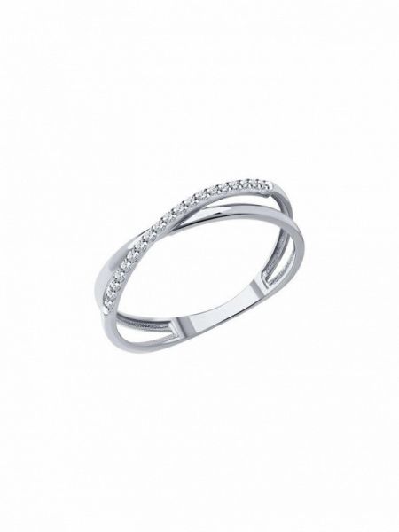 Кольцо Diamant серебряное