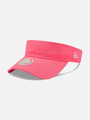 Однотонная кепка New Era розовая