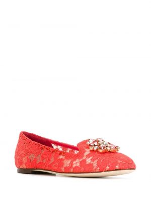 Chaussons Dolce & Gabbana rouge
