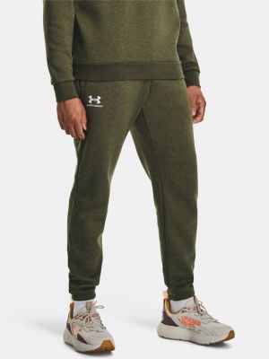 Pantaloni sport din fleece Under Armour verde