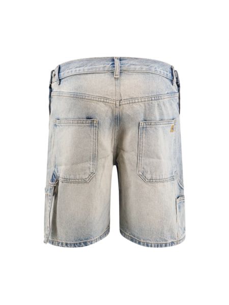 Jeans shorts mit geknöpfter mit reißverschluss Courreges blau