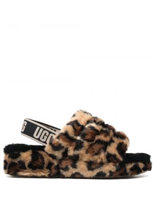 Cipele s printom s leopard uzorkom Ugg smeđa