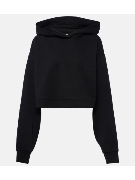 Bomull hoodie Alo Yoga svart