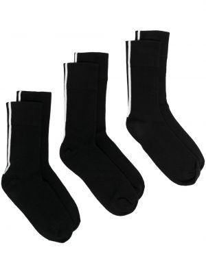 Pruhované ponožky There Was One černé