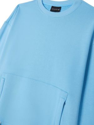 Bluza bawełniana Sport B. By Agnès B. niebieska