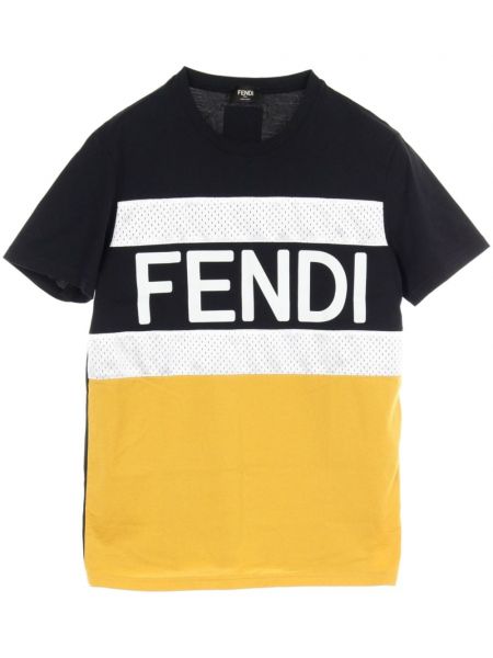 T-shirt mit print Fendi Pre-owned