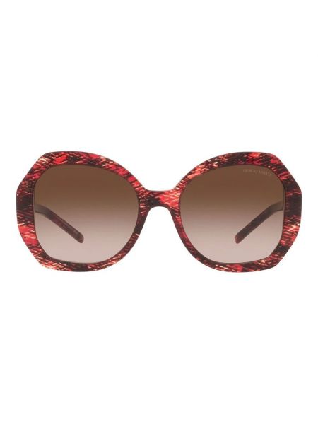 Okulary przeciwsłoneczne Giorgio Armani czerwone
