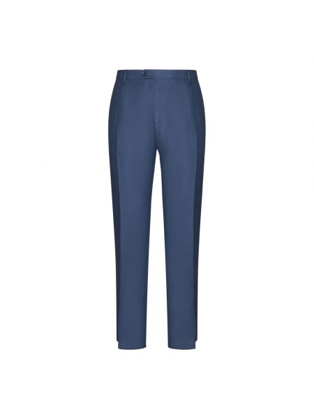 Spodnie garniturowe Etro niebieskie