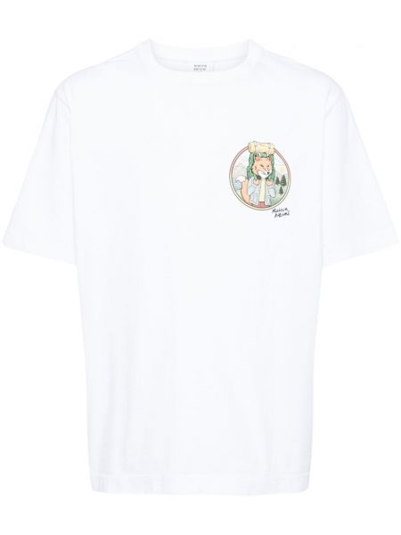 T-shirt Maison Kitsuné hvid