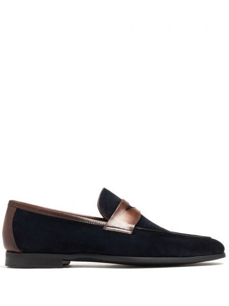 Ruskind loafers Magnanni blå