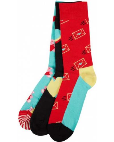 Skarpety Happy Socks, czerwony