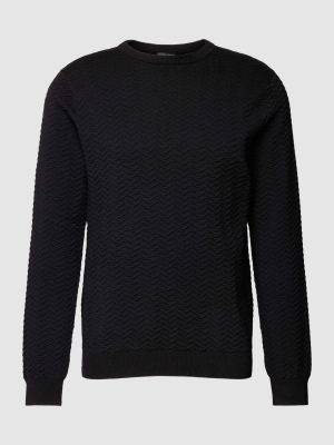 Dzianinowy sweter Antony Morato czarny