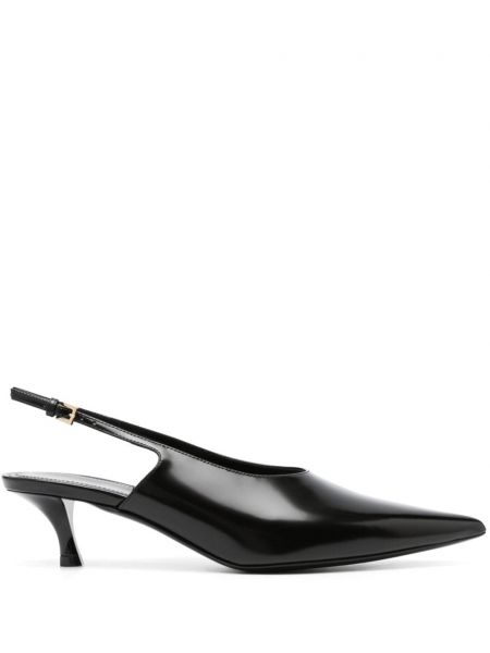 Pantofi cu toc din piele Givenchy negru