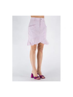 Mini falda Isabel Marant rosa