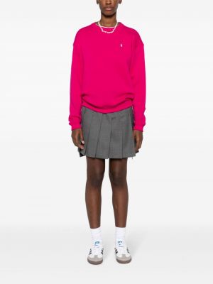 T-shirt brodé en coton Polo Ralph Lauren rose