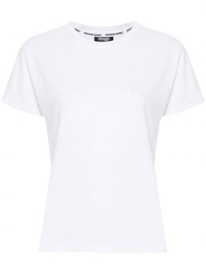 T-shirt mit stickerei aus baumwoll Missoni weiß