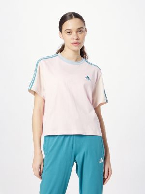 Tricou cu dungi cu croială lejeră Adidas Sportswear