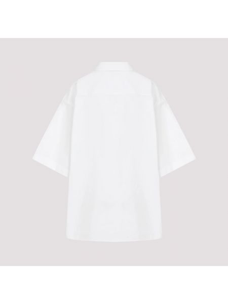 Koszula bawełniana Maison Margiela biała